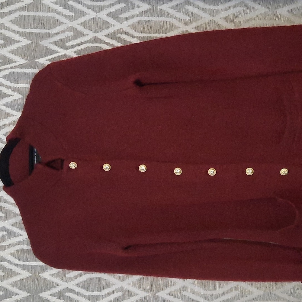 Women burgundy Sweater
